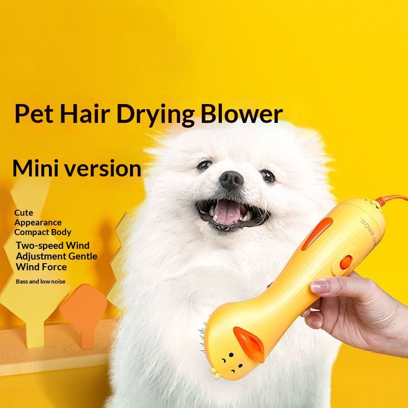 Pet Blow Dryer With Fur Fluffing Function