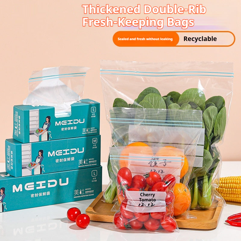 Thickened Food-grade Airtight Bags Transparent Zip-lock Bags