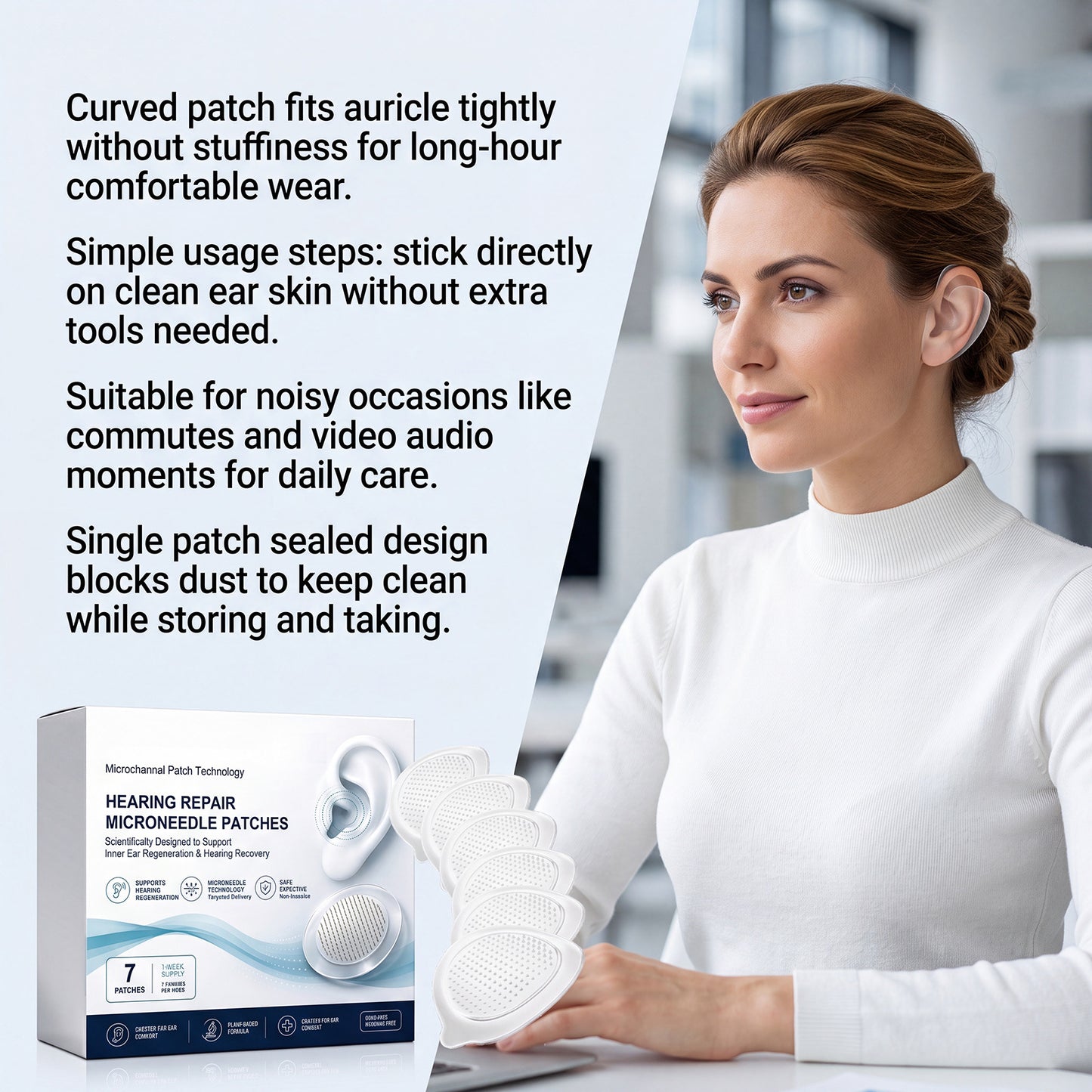 Lightweight Comfortable And Breathable Ear Care Patch