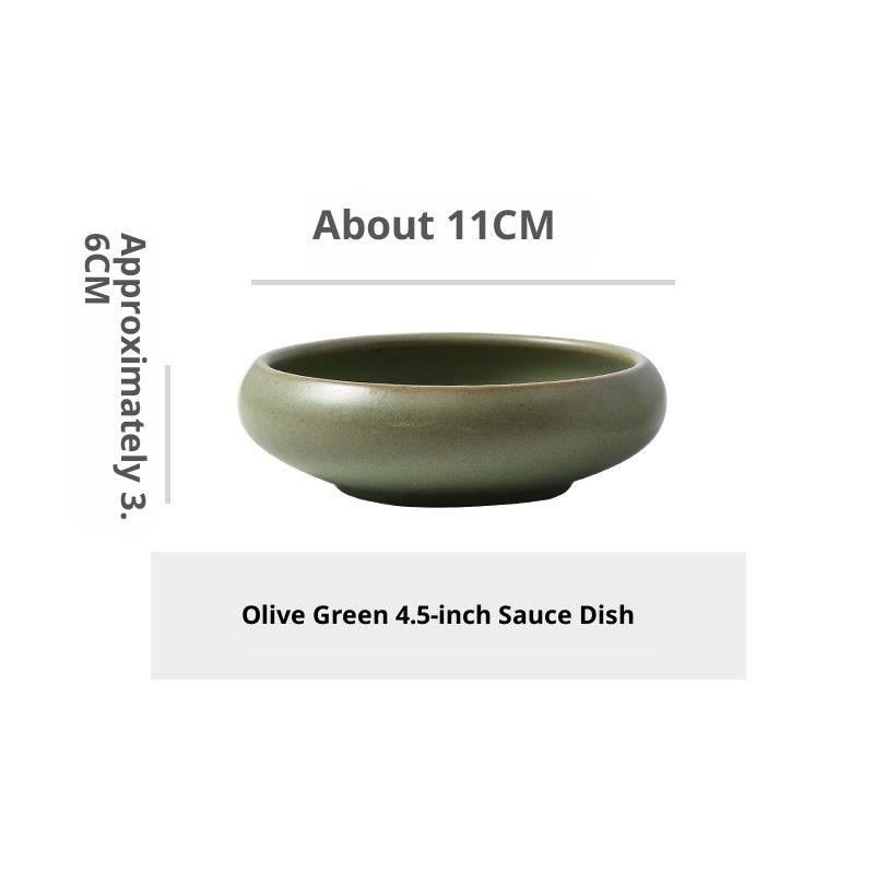 Snack Dish Personal Household Restaurant Seasoning Dish Saucer Dish Rice Bowl