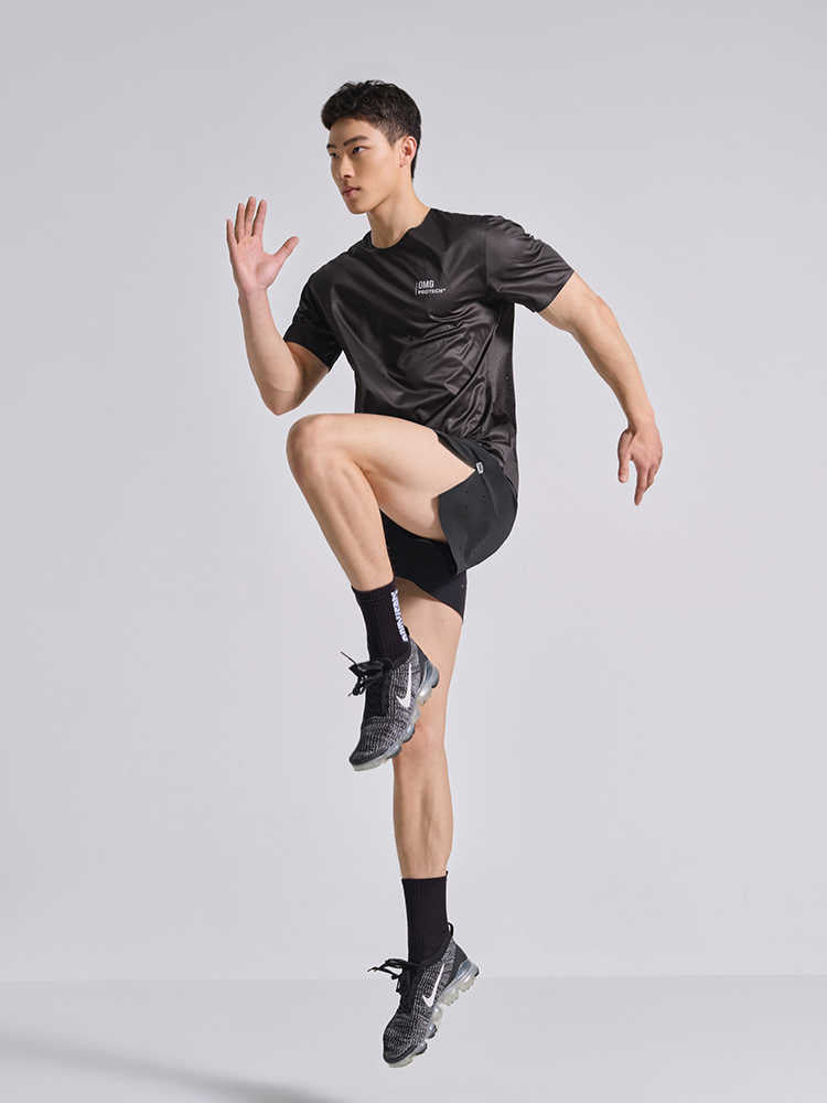 T-shirt Men's Quick Drying Mesh Breathable Fitness Clothes