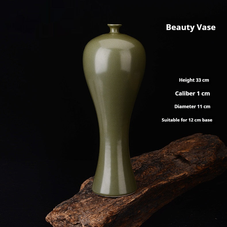 Home Decor Ceramic Color-Glazed Beauty Vase
