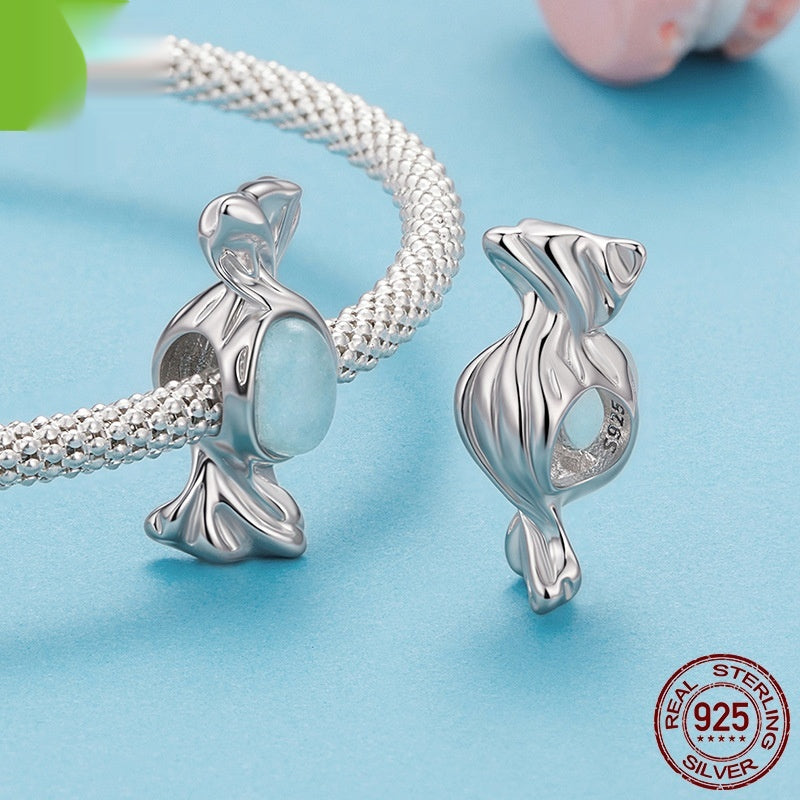 Sterling Silver Sweet Candy Bead Accessories Romantic