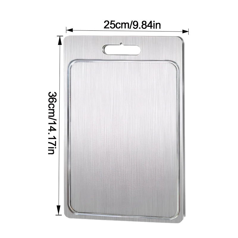 Titanium Double-Sided Cutting Boards Titanium Chopping Board Fit Kitchen Camping