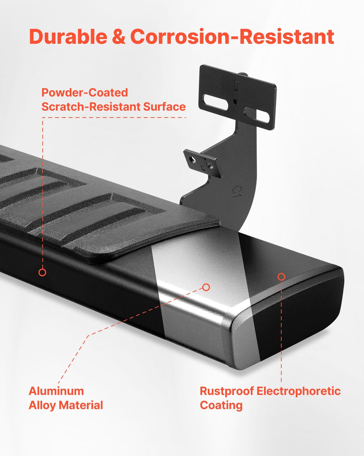 Running Boards, 6 Inches Side Steps Compatible With 2009-2018 Dodge Ram 1500 Crew Cab, 2010-2025 Dodge Ram 2500 3500 Crew Cab Not Fit 2019-2025 Ram 1500 New Body