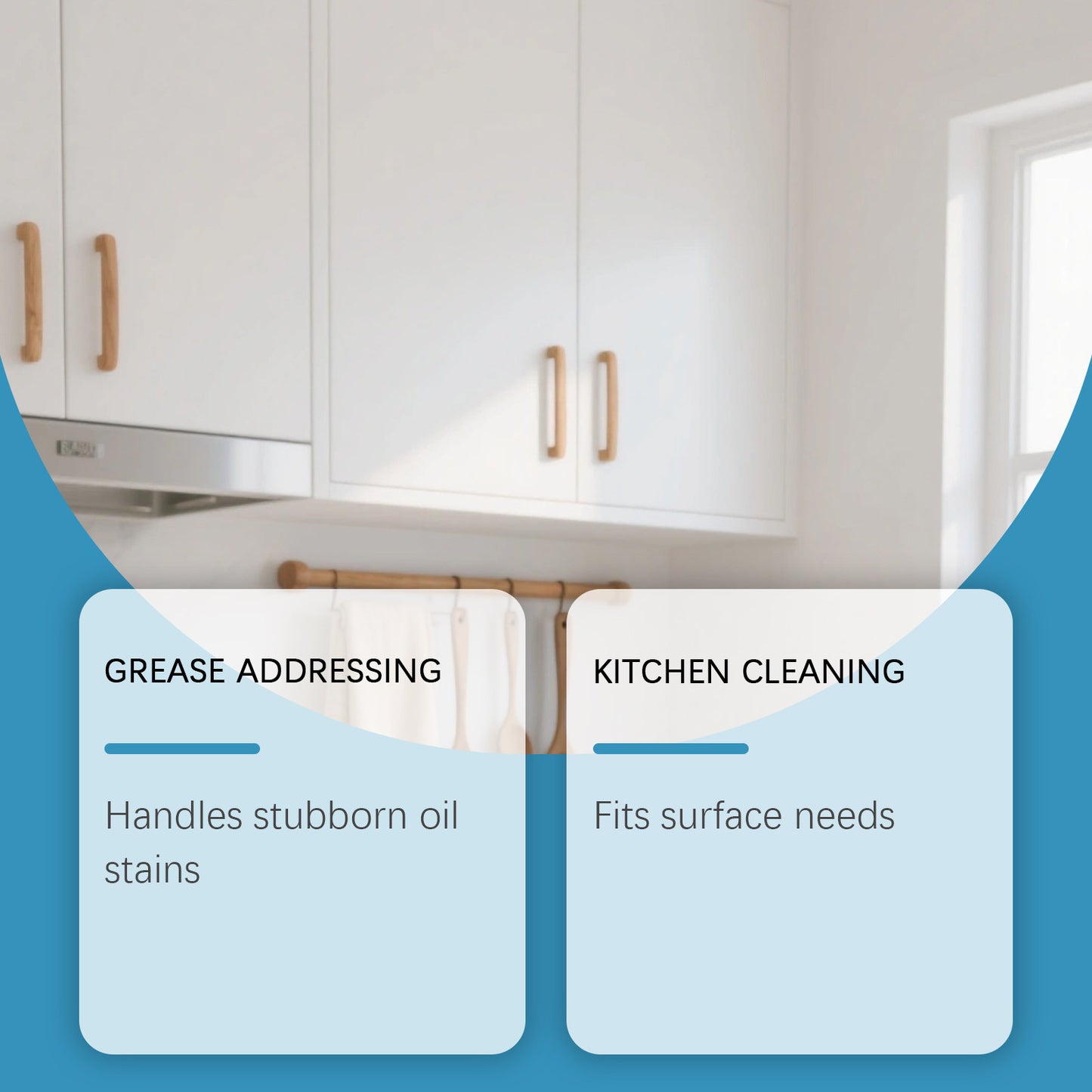 HOMEXA Kitchen Cabinet Cleaner Cross-border Preferred- Daily Cleaning For Kitchen Countertops And Cabinets, Removing Grease And Stains
