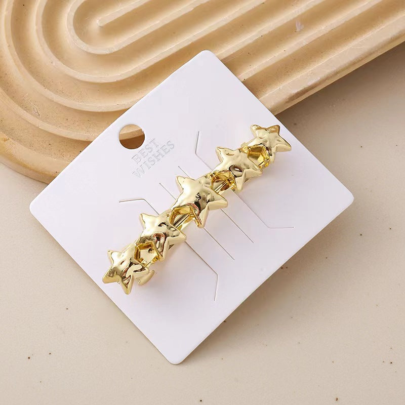 One-word Hair Clip For Women's Updo Spring Clip