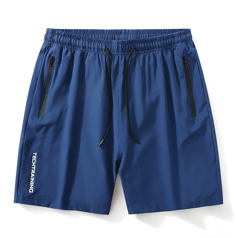 New Mens Quick-drying Loose-fitting Five-point Sports Casual Shorts