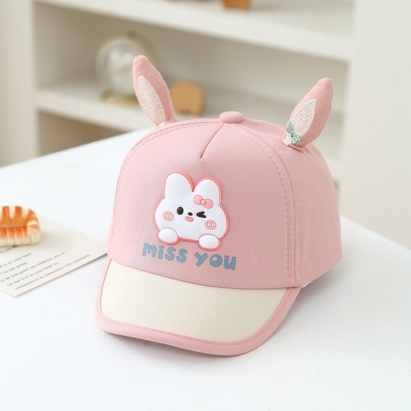 Summer Cartoon Cute Animal Letter Baseball Cap For 3-18 Month Old Babies, Sun Hat For Outdoor Use, Suitable For Boys And Girls, Versatile For All Occasions.