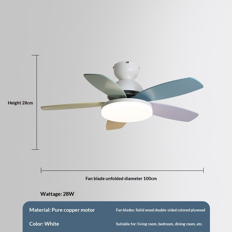 Modern Minimalist Home Integrated Fan-light