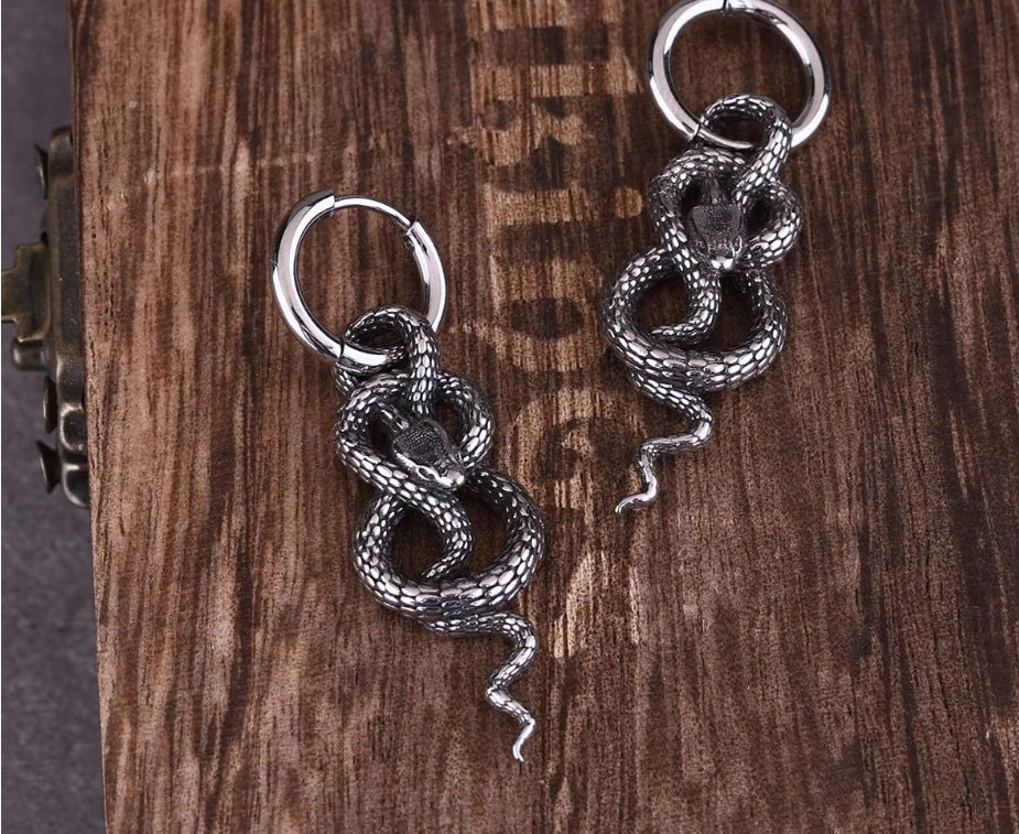 Japanese And Korean Titanium Steel Earrings With A Unique, Personalized Style