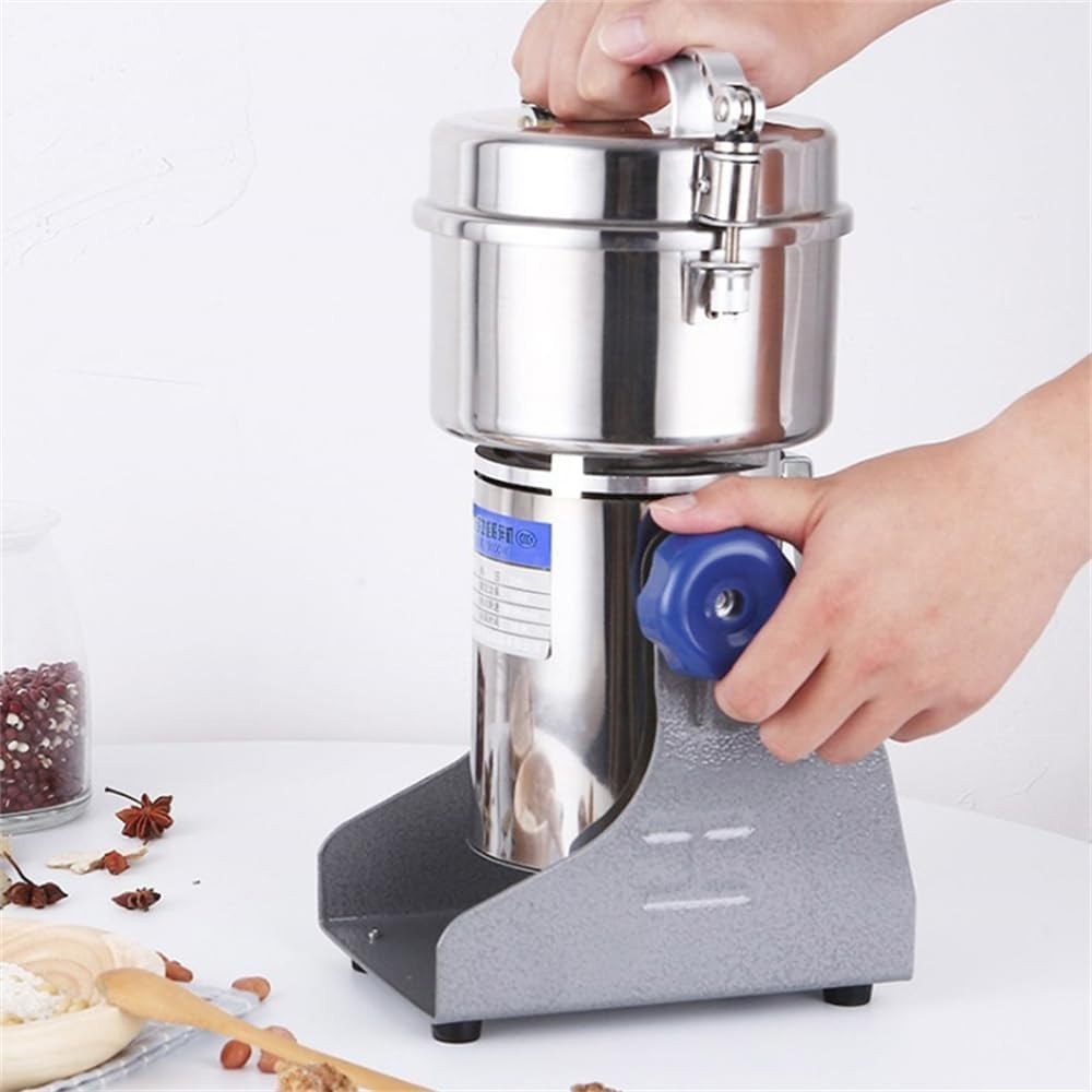Electric Dry Food Grinder Machine Grains Spices Hebals Mill Cereal Grinding 800G