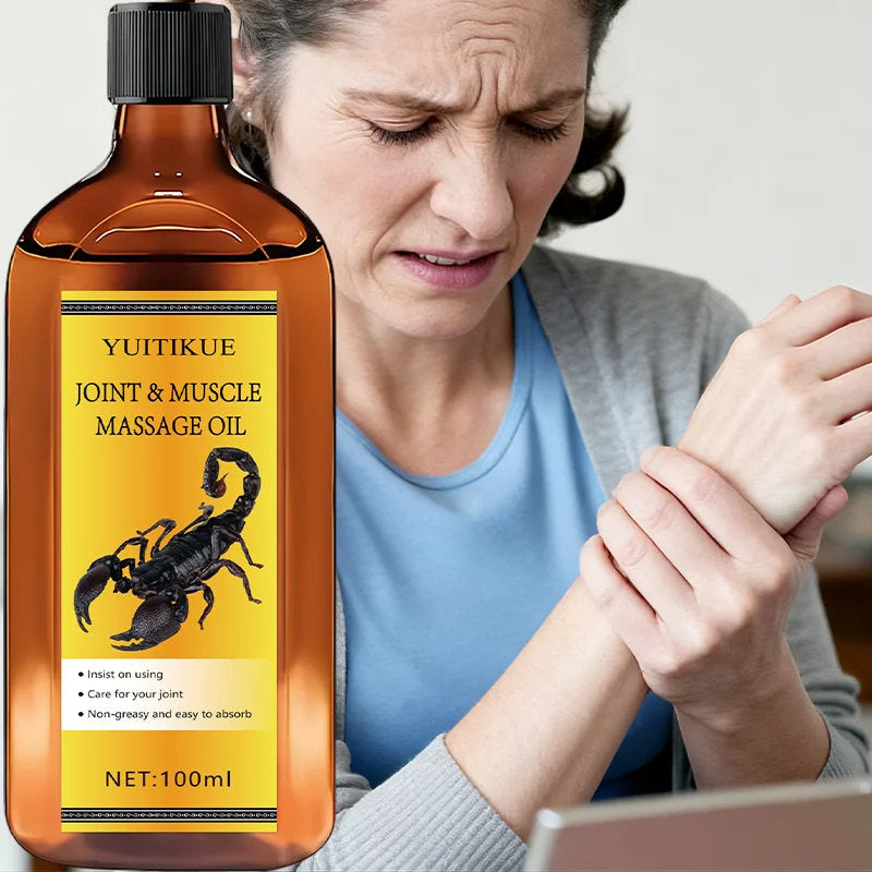 Massage Oil For Relieving Sore Joints And Muscles