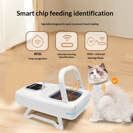 Smart Chip Detects Infrared Signals To Enable Automatic Feeding For Cats