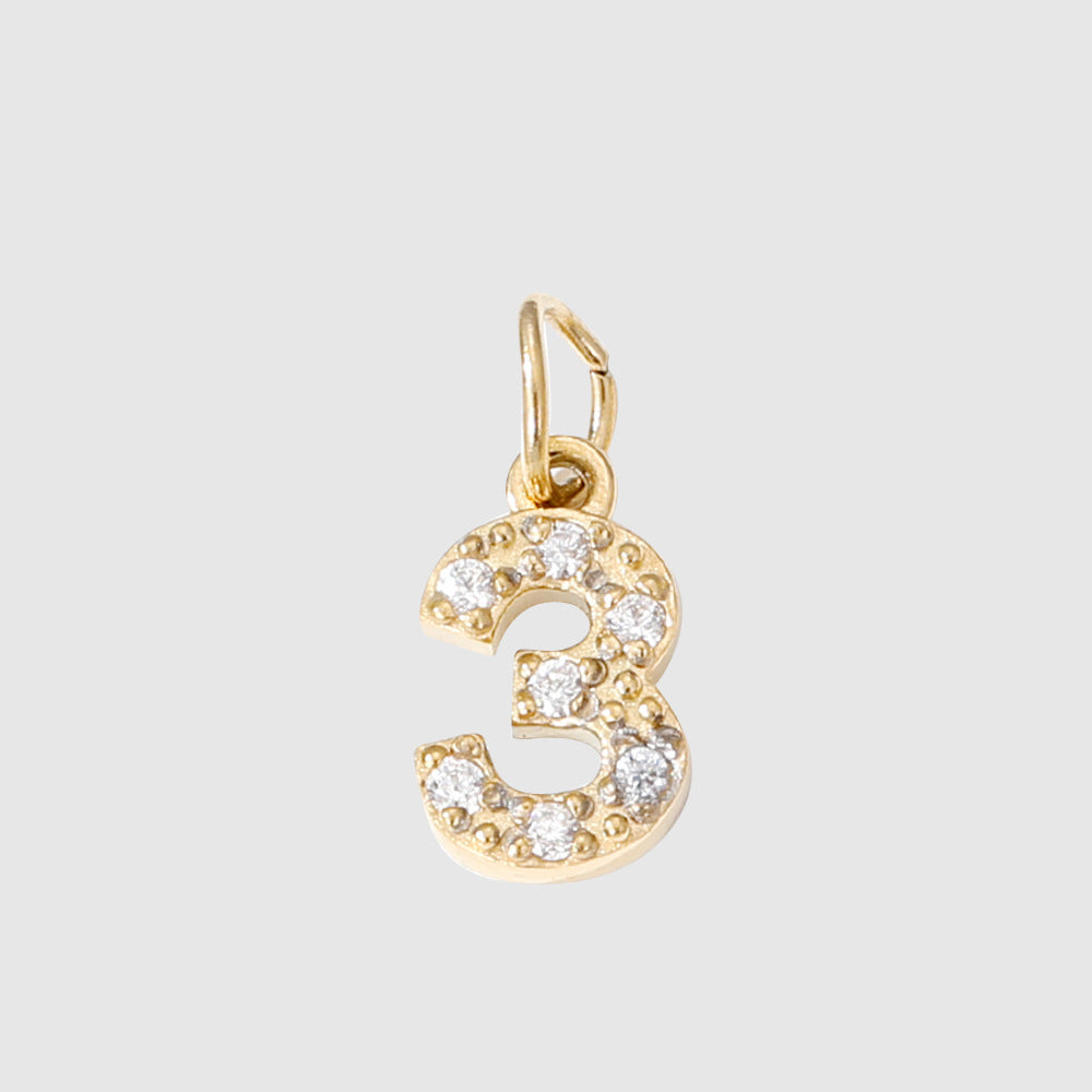 1 Piece 304 Stainless Steel Zircon Ion Plating 14K Gold Real Plated Letter Number Polished Stretch Adjustable Pendant DIY Jewelry Accessories