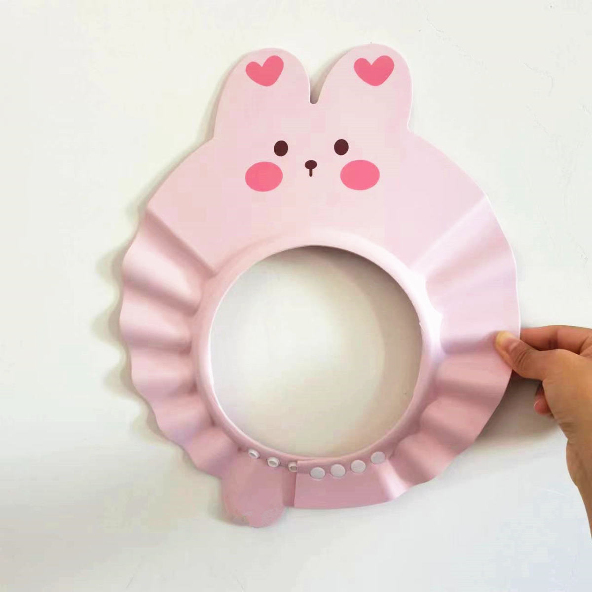 Baby Hair-Washing Cartoon Little Bear Water-Blocking Ear-Protection Shower Cap