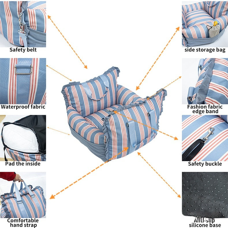 Car-Portable Portable Seat Pet Travel Bed Kennel