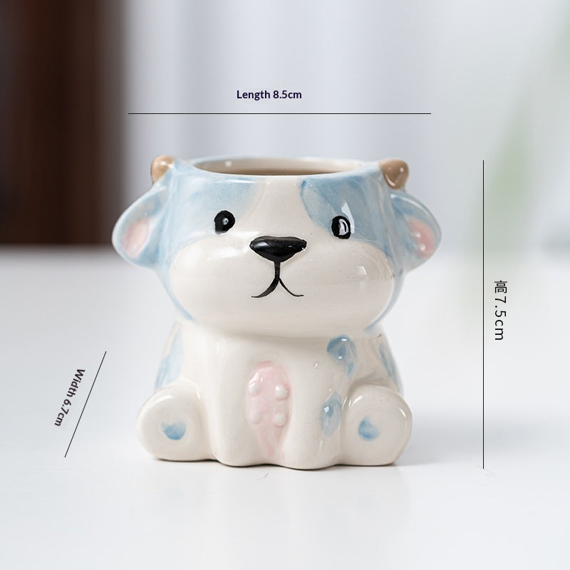 Cartoon Succulent Flower Pot Creative Home Gardening Planter