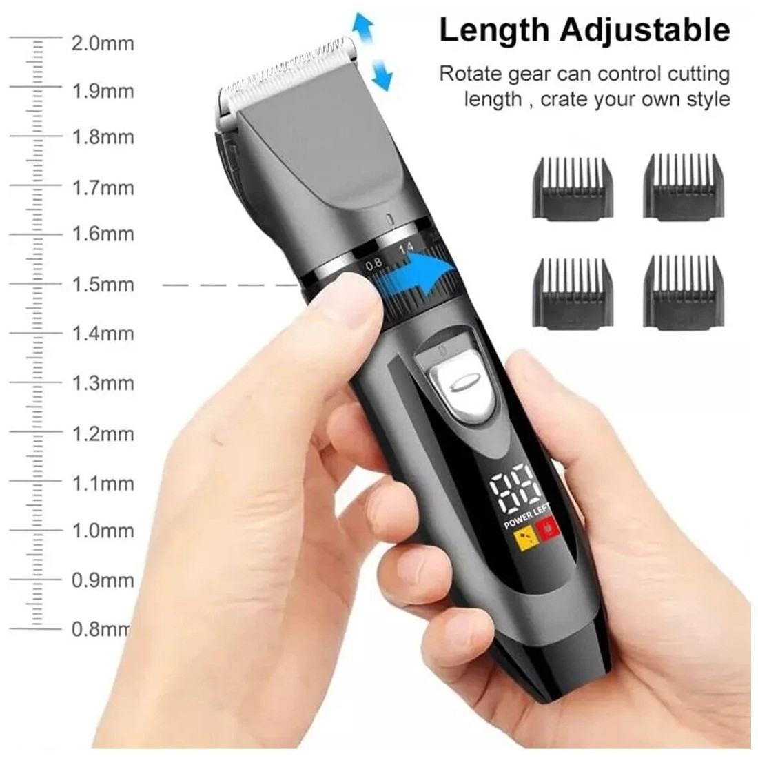 Cordless Hair Clippers For Men  Mens Hair Trimmer Set  Hair Clippers For Men