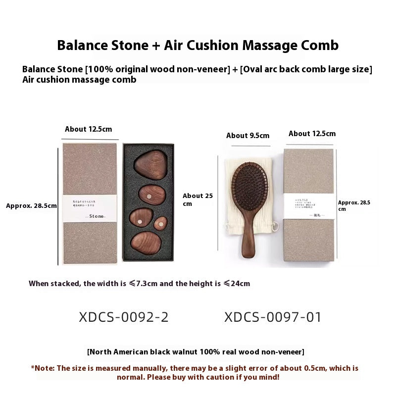Housewarming Gift Balanced Rock Decoration Creative Wood Carving Cultural And Creative Gifts Emotional Stability Artifact Home Happiness For Friends