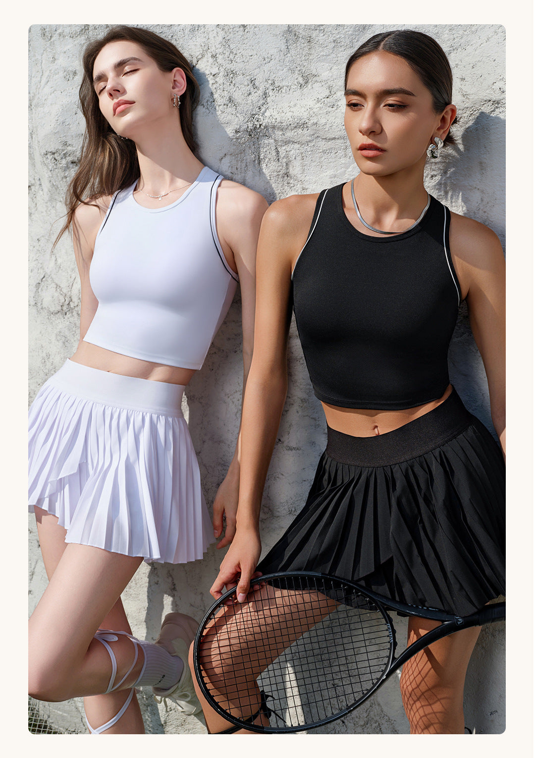 Women's Spring & Summer Tennis Skirt Set With Built-in Safety Shorts, Quick-Dry Sports Fitness A-Line Skirt, Casual Yoga Skirt Outfit