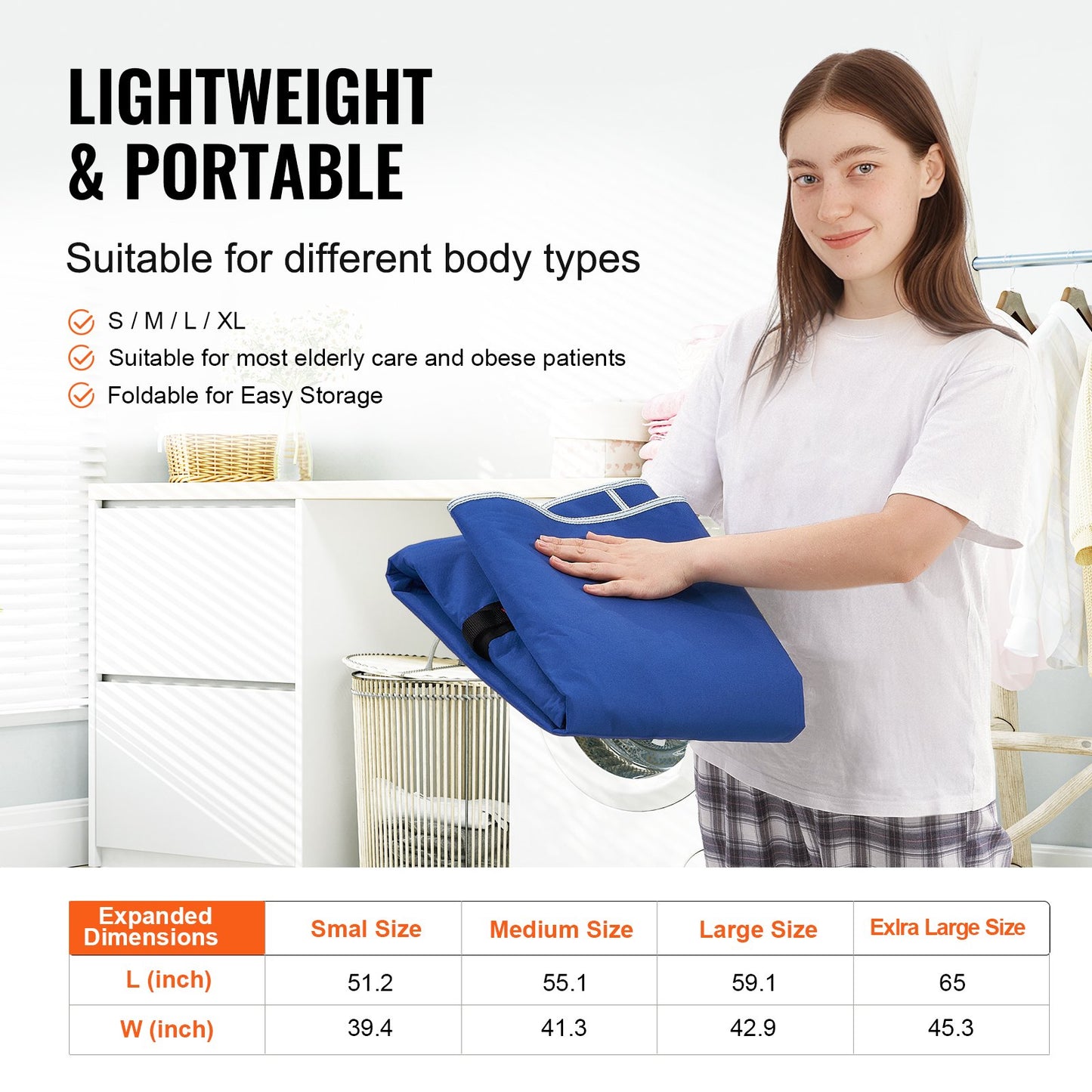 Universal Full Body Patient Lift Sling L-Size Patient Lift Medical Sling