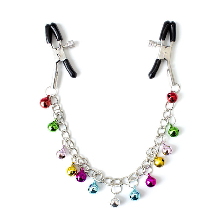 Nipple Clamp Iron Chain 13 Bells Couple Toys