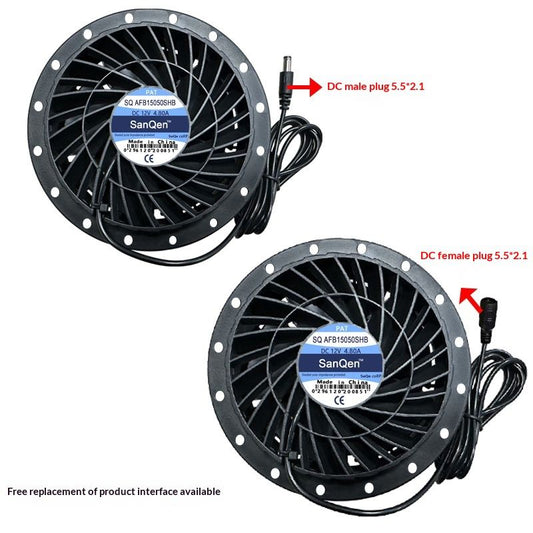 15cm 12V Doll Costume Round Cooling Fan