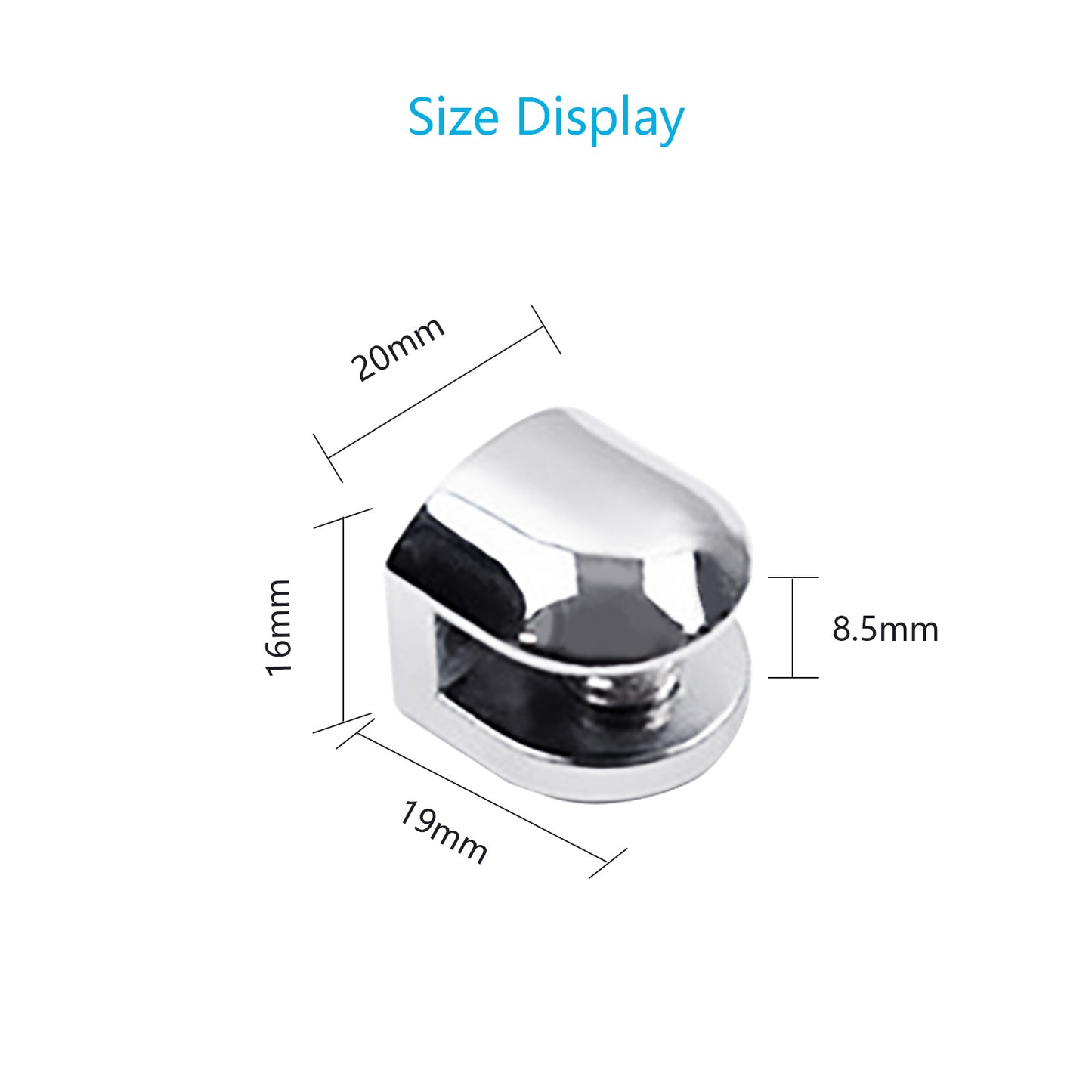 Glass Holders (12-Piece Set) – Universal Holders For Glass Plates In The Home; Sturdy Storage –Accessories Set