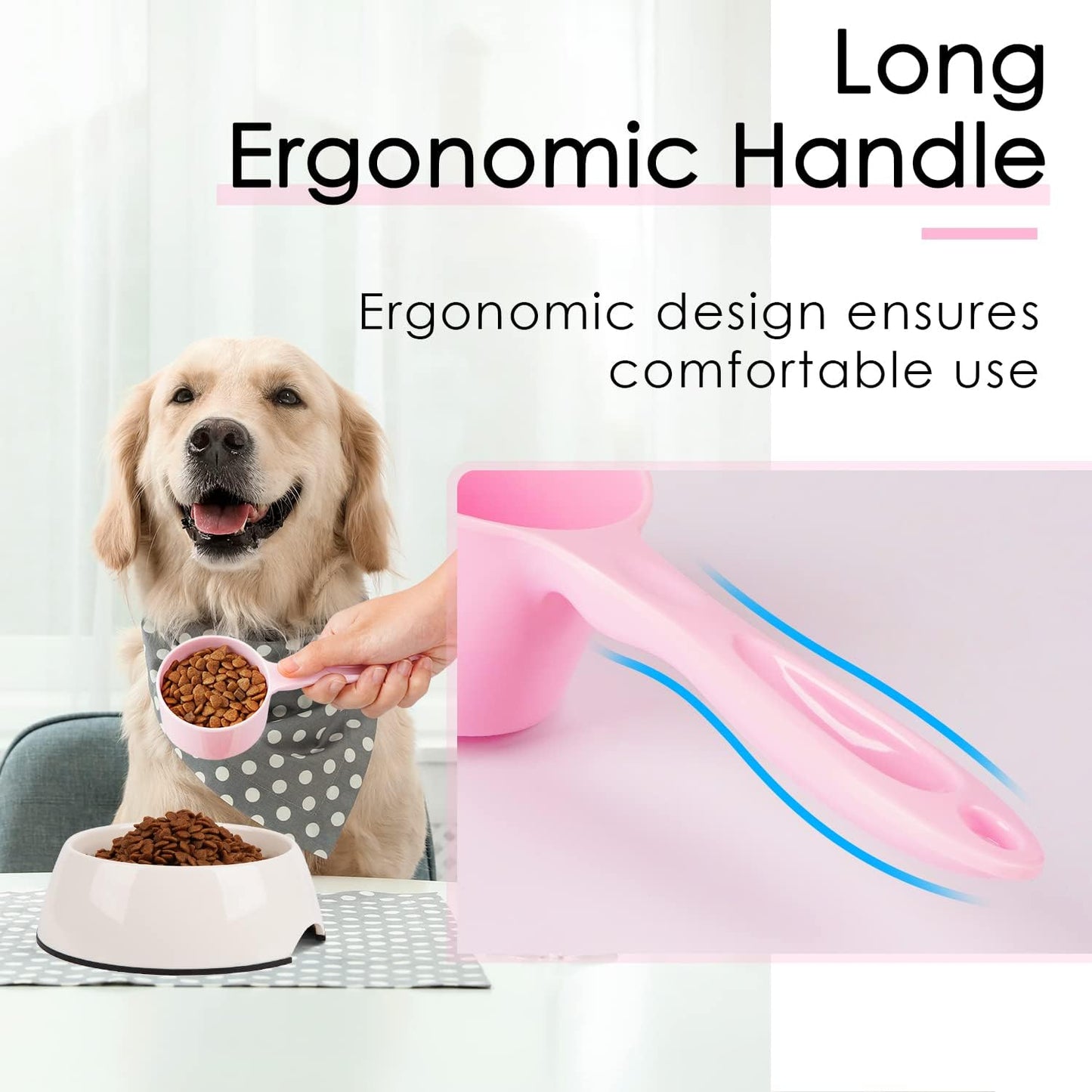 Dog Food Scoop For Container Measuring Scoop For Dogs Cats Birds And Rabbits Pet Food Feeding Scoop