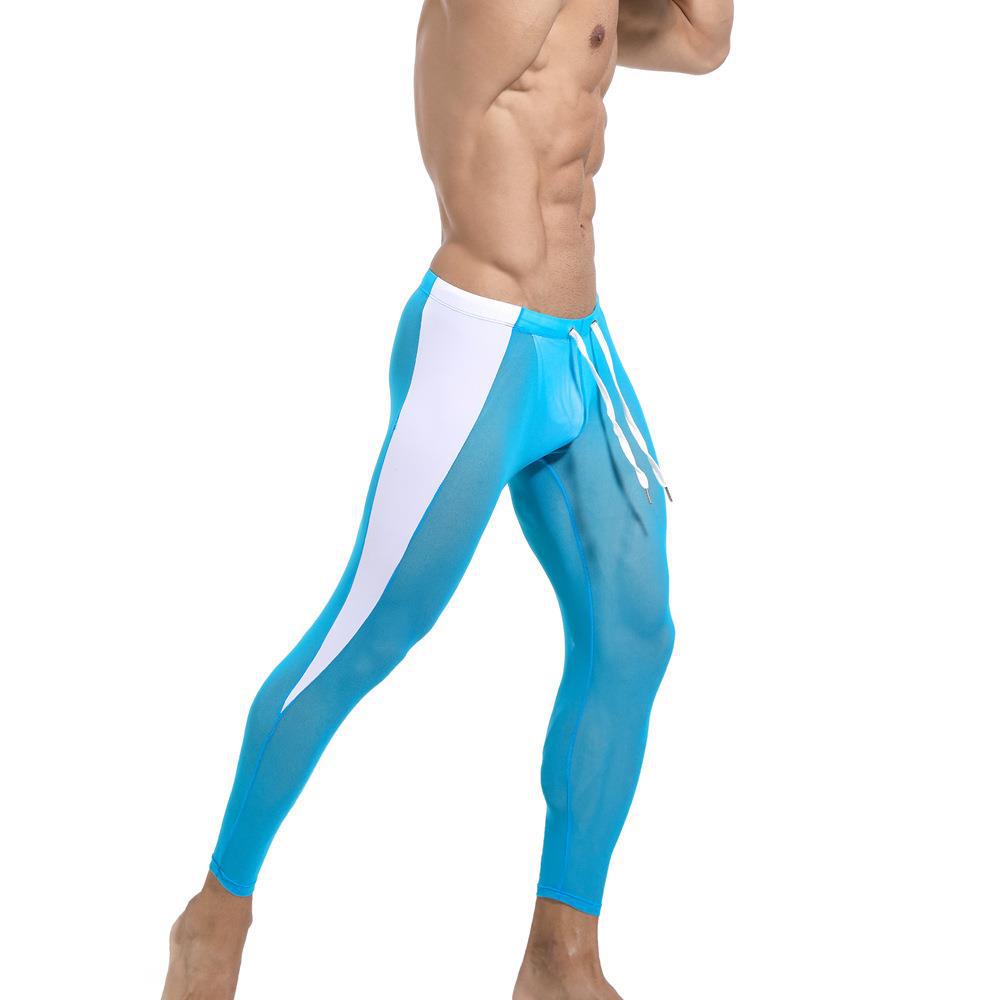 Men's Mesh Breathable Fitness Training Tight Cycling Pants