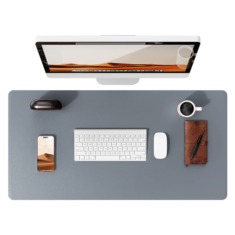 Fluff Bottom Leather Computer Mouse Table Mat