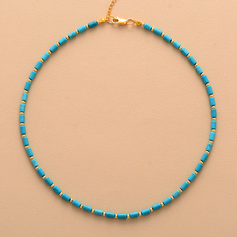 Japanese And Korean-style Trendy Jewelry Natural Stone Clavicle Necklace