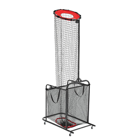 Volleyball Setter Training Equipment, Angle And Height Adjustable Volleyball Trainer, Portable Practice Net With Cart, Wheels, Carrying Bag, Indoor Outdoor Target Net For Serving Spiking Setting