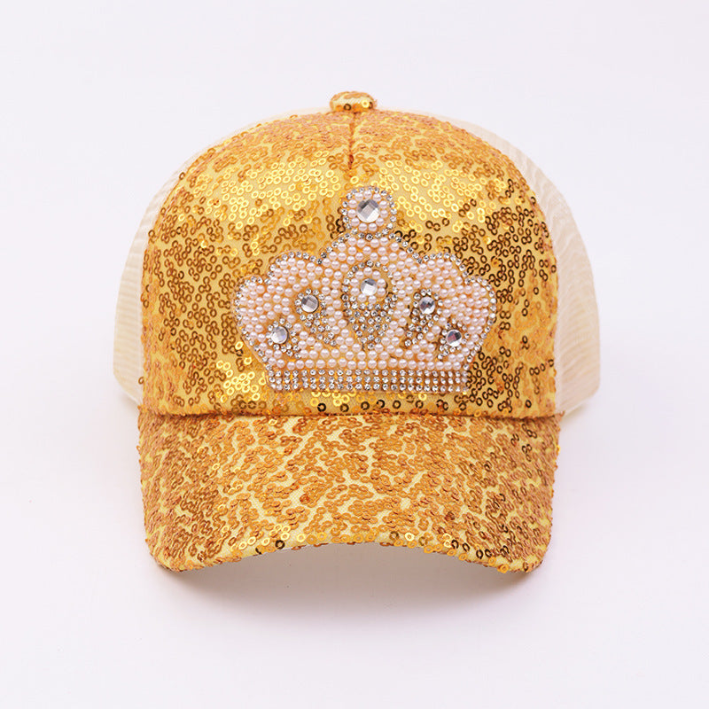 New Crown Princess Childrens Mesh Hat