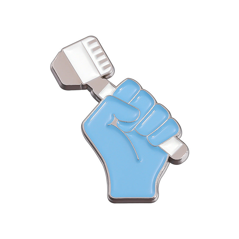 Baking Paint For Metal Badge Personality All-matching Badge Pin Accessories