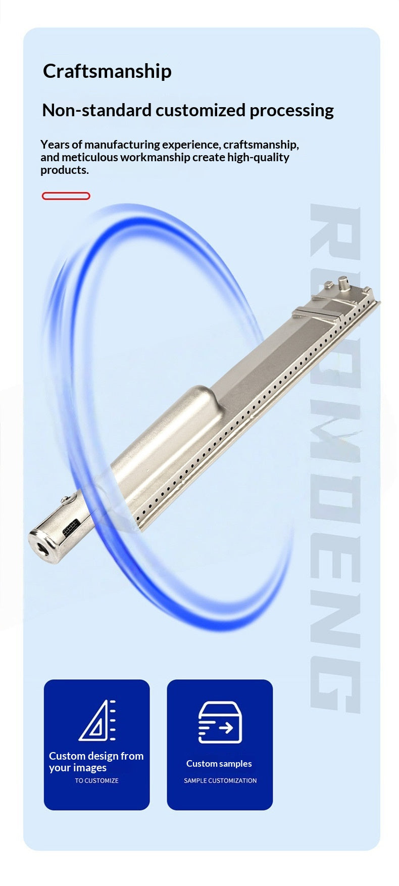 Stainless Steel Outdoor Barbecue Flame-Bar Heating Furnace Tube