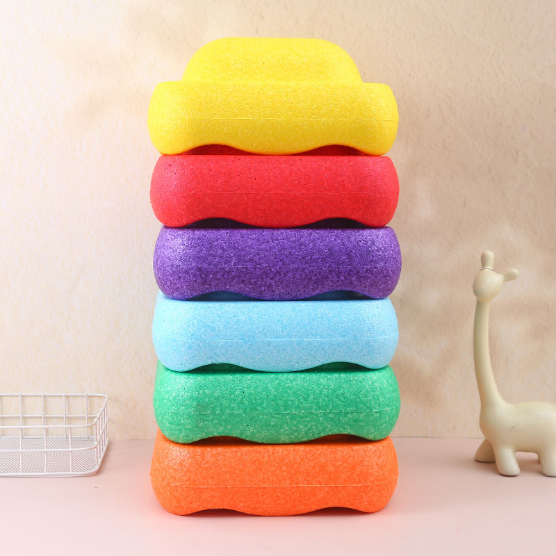 Children's Early Education Crossing The River Balanced Rock Toys