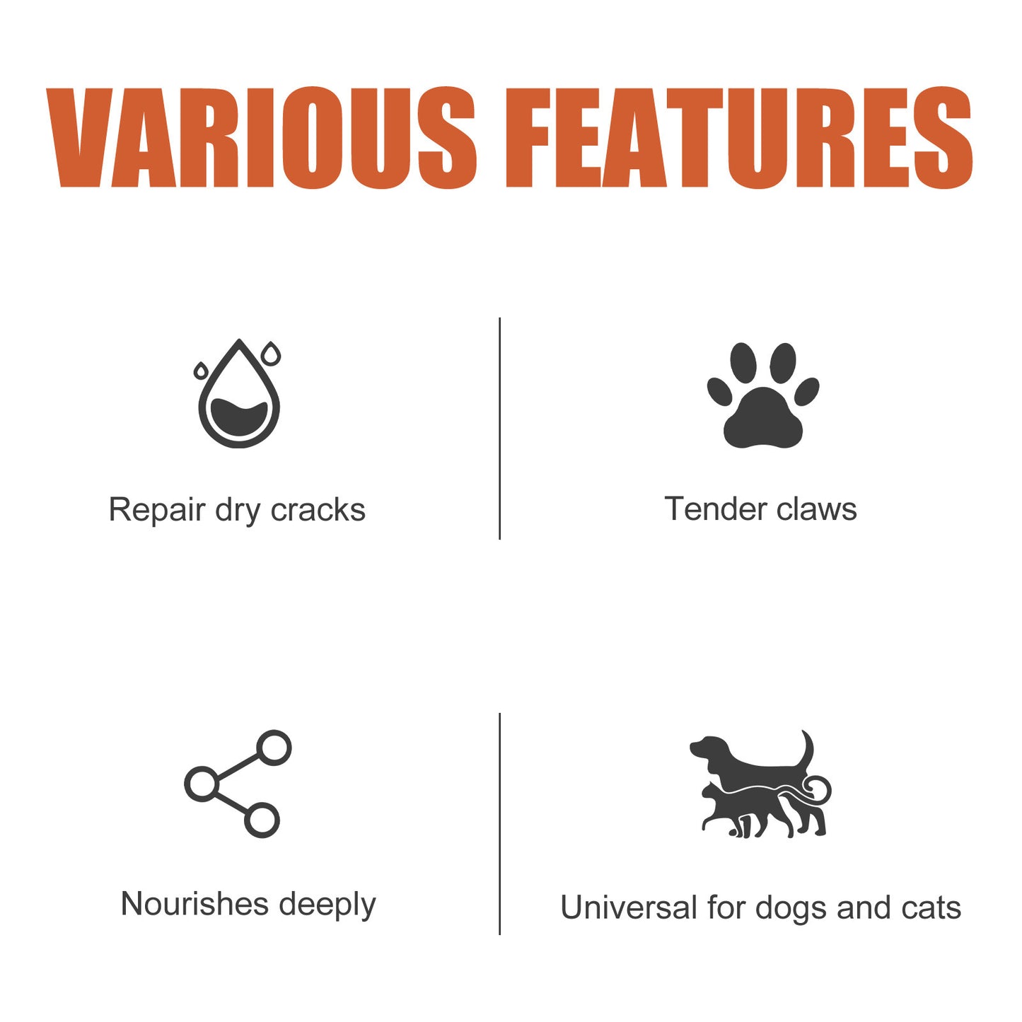 Cat Dog Foot Pad Apply Cleaning Cream Nail Meat Pad Claw Care Cream