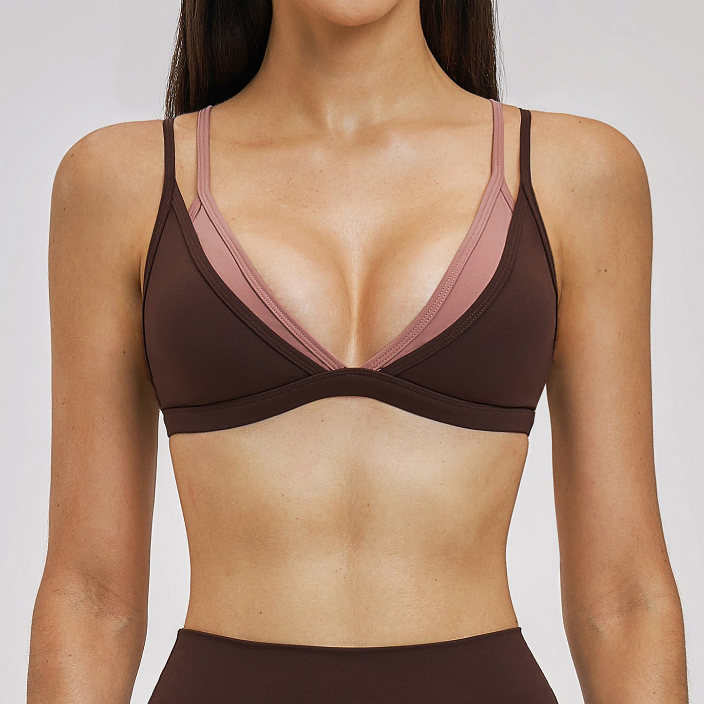 Yoga Bra Fake Two-Piece Sports Fitness Women's Underwear
