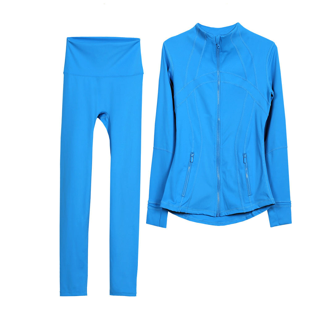 Women's Tight Stand Collar Elastic Quick-drying Fitness Exercise Running Yoga Clothes