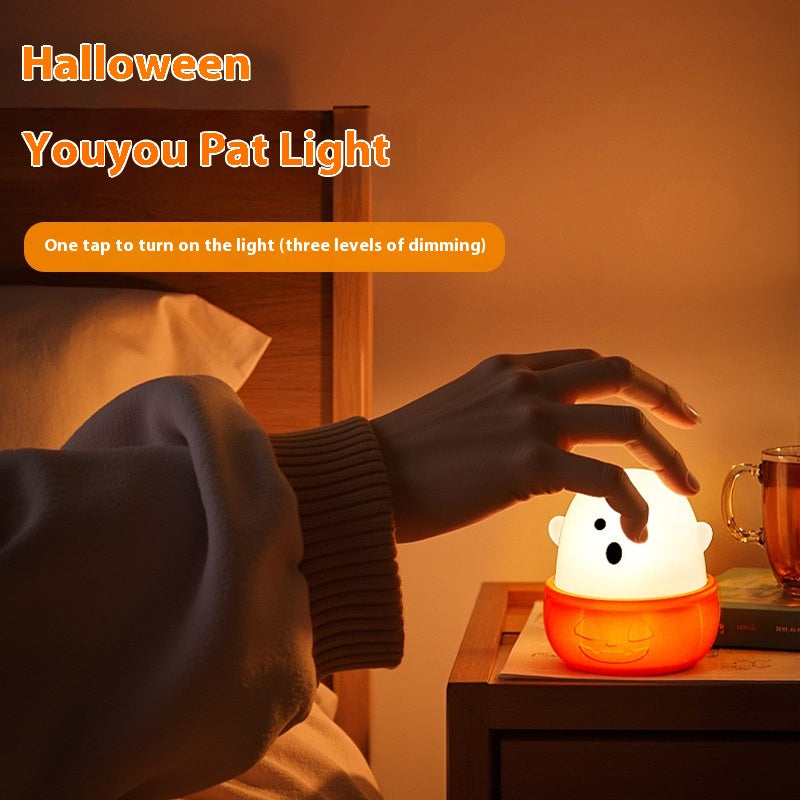 Sleeping With Pat Small Night Lamp Children's Bedroom USB Charging Bedside Lamp