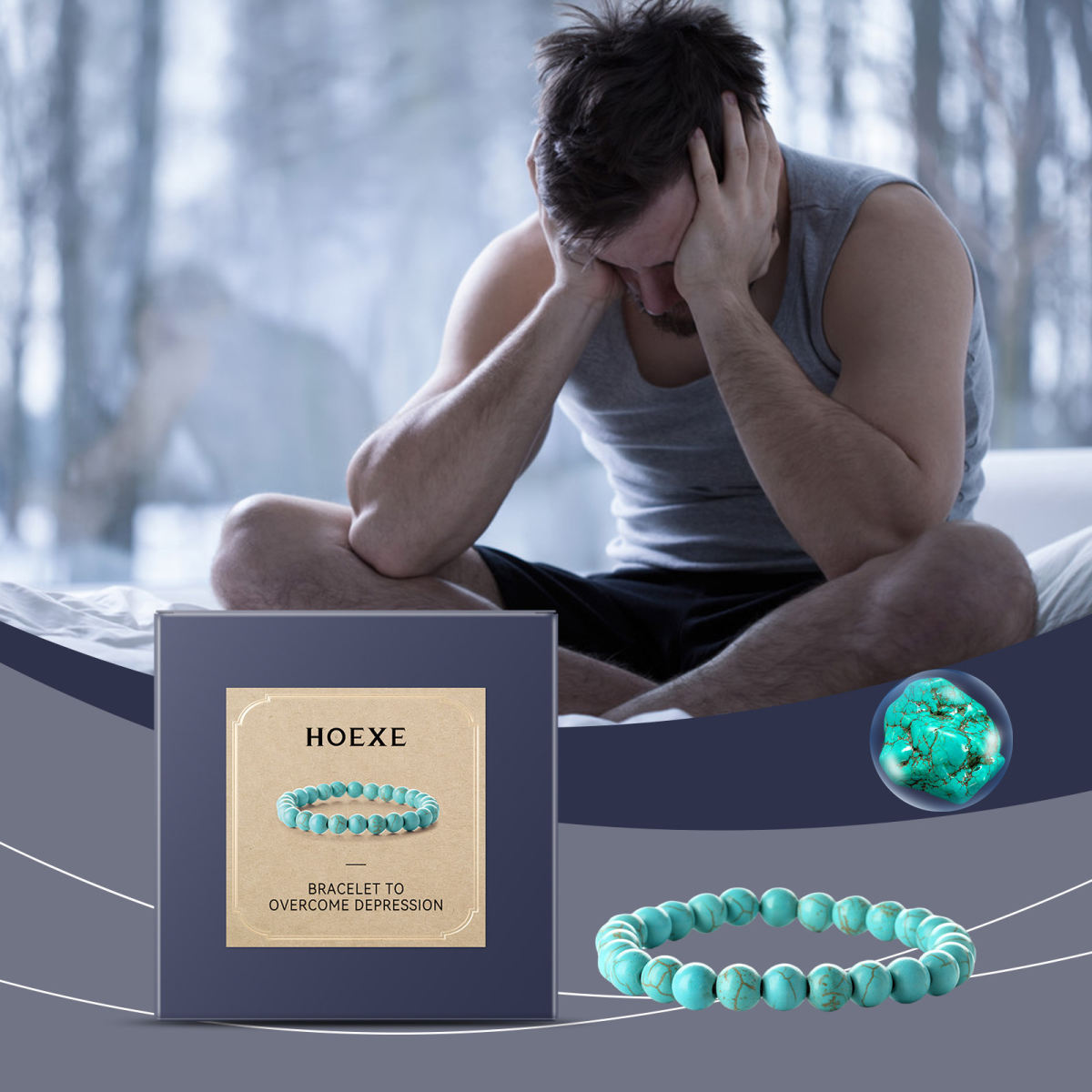 Turquoise Bracelet Personalized Simple Elegant All-match Fashion Accessories