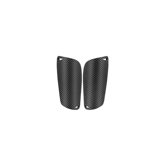 2 Pairs Of Soccer Shin Guards With A Carbon-fiber Look, Size S - Sports Accessories For Exercise And Training - Party Accessory Set