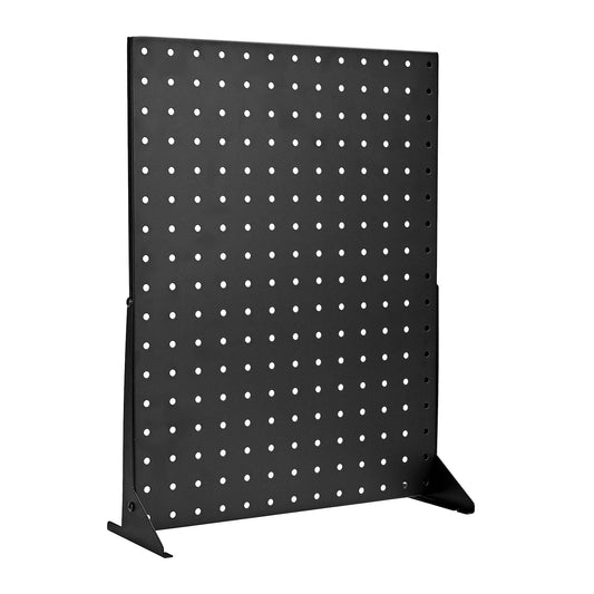 Pegboard Display Stand, 17 X 13 In Tabletop Pegboard Display Stand, Accessories Rack Organizer, Thickened Cold-Rolled Steel Peg Board Panel For Grocery Retail Store Jewelry Shop, Black (4 PCS)