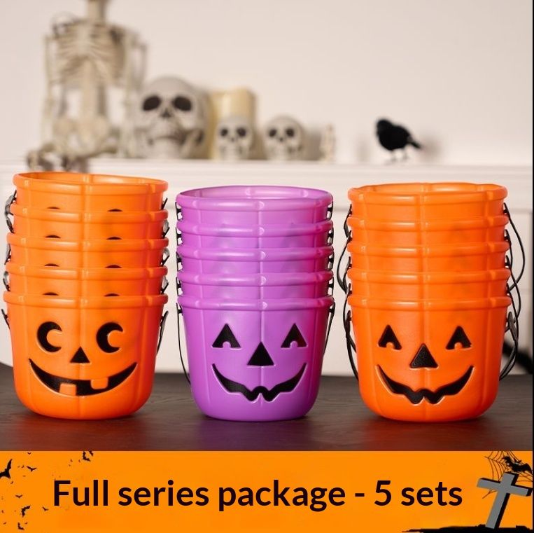 Candy-Hunting Bag Pumpkin Bucket Childrens Mall Portable Quirky Gift Ornament Decorative Item