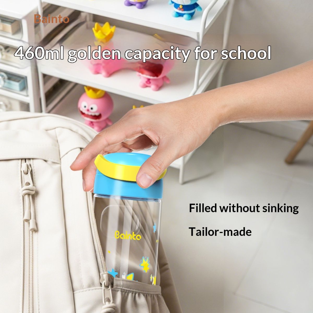 Portable Food-grade Plastic Large-capacity Water Bottle