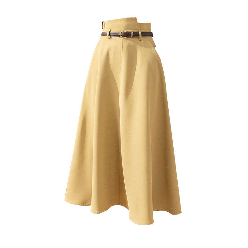 Womens Skirt Summer New Japanese-Korean Style High-waisted