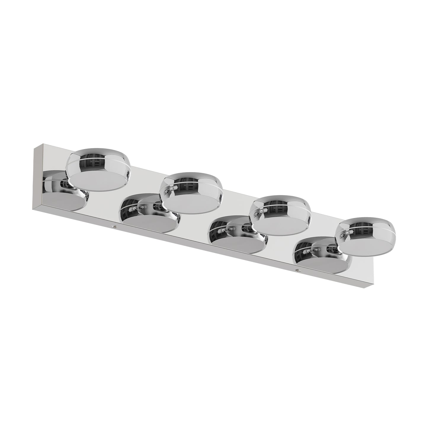 LED Vanity Lights 28in Bathroom Lights Fixtures Over Mirror 4 Light LED Lighting Fixture For Bathroom 18W Mirror Lighting Fixture Modern Bath Light Bar Chrome Bath