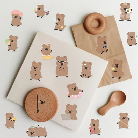 50 Cute Short-tailed Rock Wallaby PET Stickers